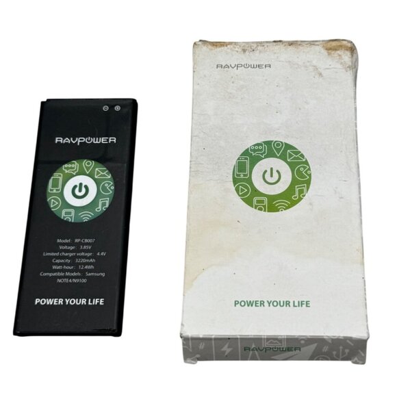 RAVPower Rechargeable Li-Ion Battery For Samsung Note 4/Note Edge READ - Picture 1 of 6